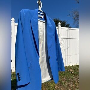 Zara Blue Oversized Blazer